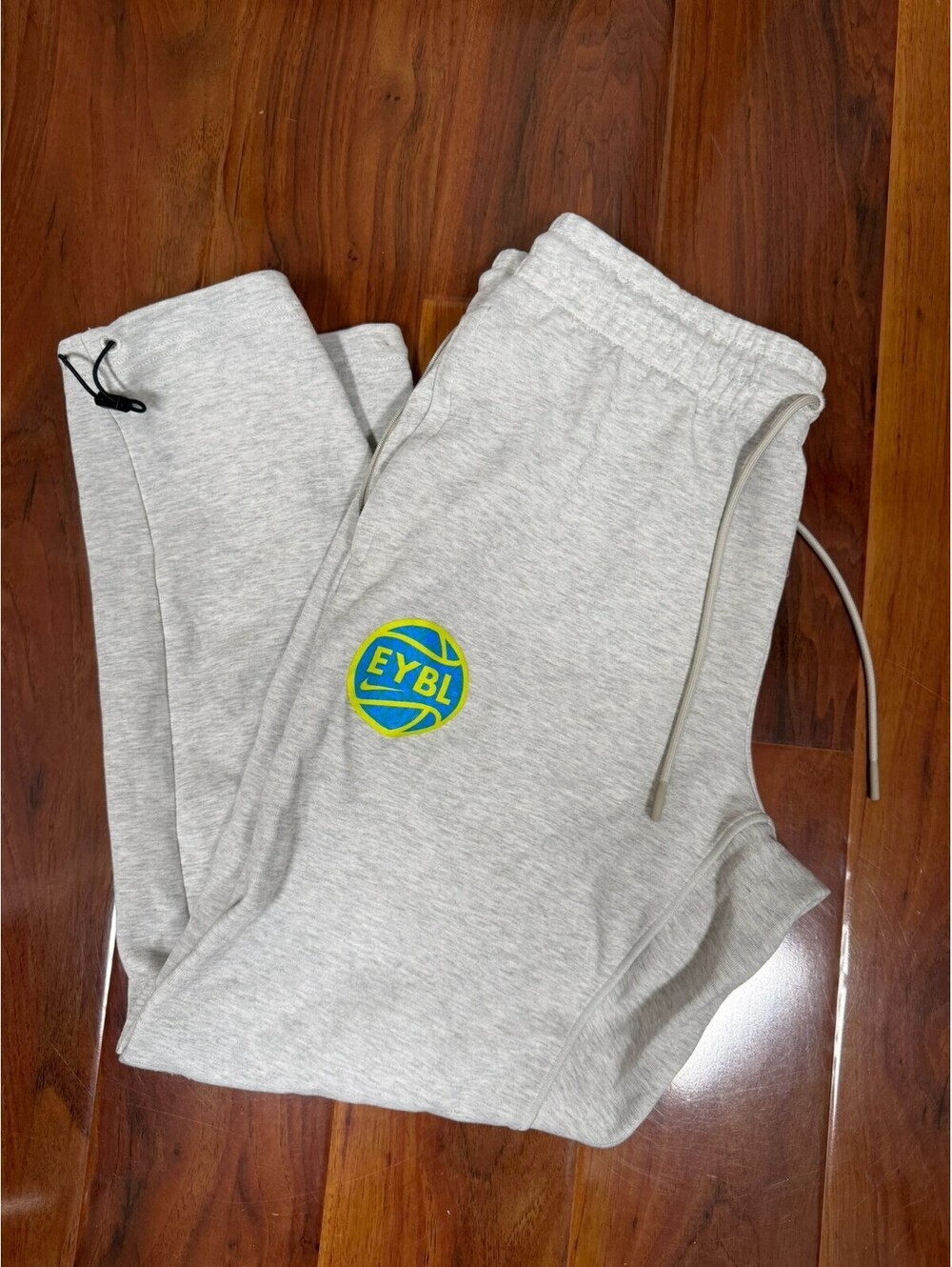 Nike EYBL Jordan Sport Hoop Fleece Grey Sweatpants Men's SZ L Player Exclusive